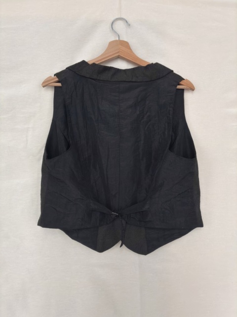 Czekoladowa kamizelka damska