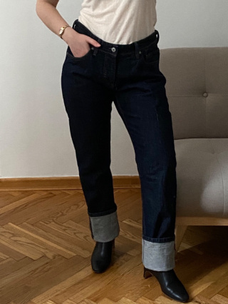 Granatowe jeansy Tom Tailor