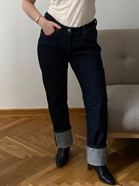 Granatowe jeansy Tom Tailor Granatowe jeansy Tom Tailor