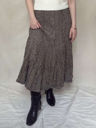 Wełniana spódnica midi