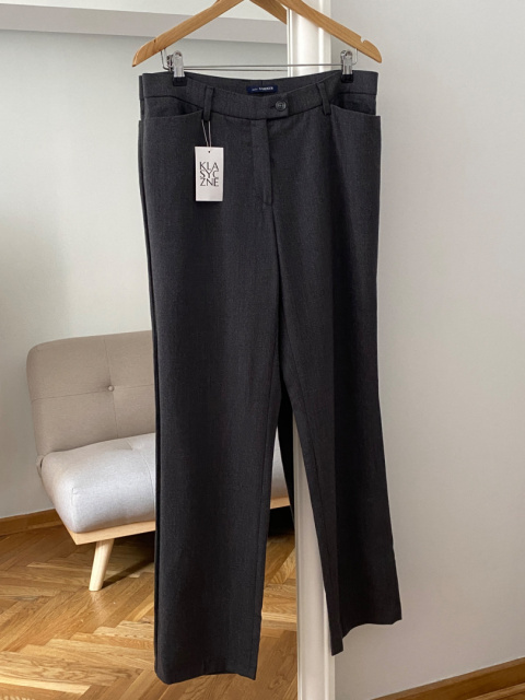 Wełniane spodnie w kolorze szarym Atelier Gardeuer Wełniane spodnie w kolorze szarym Atelier Gardeuer